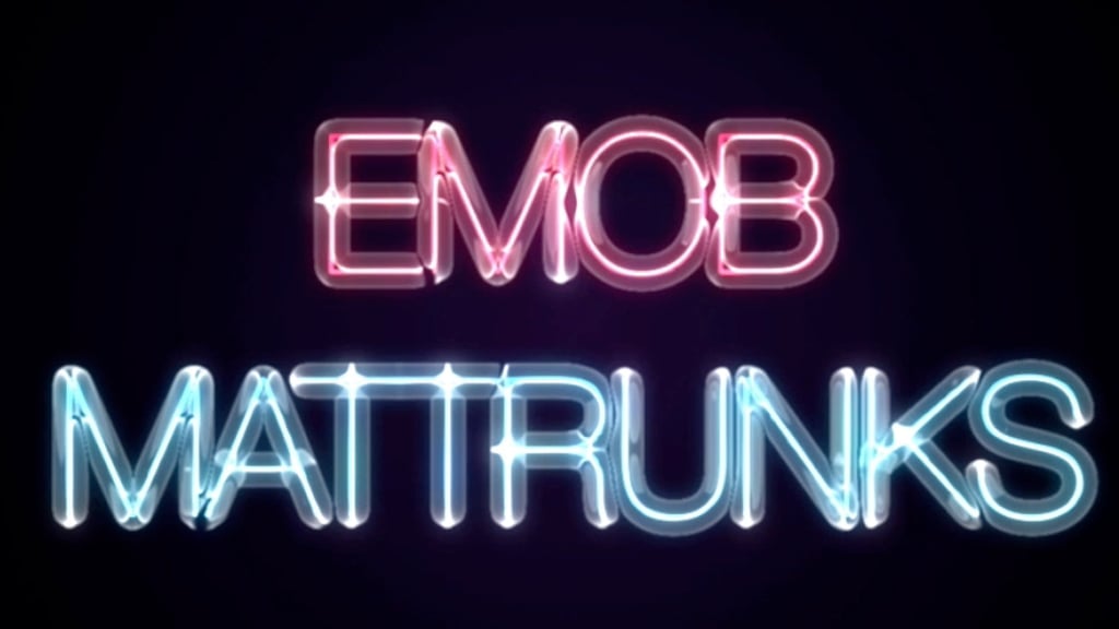 Effets néon et lumière réaliste sur de la Typo