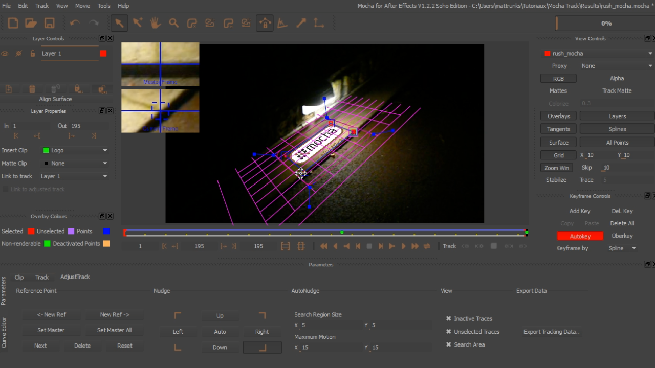Mocha CS4 - Réaliser un tracking presque 3D