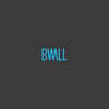 The word "BWALL" is displayed in blue stylized text on a dark gray background.