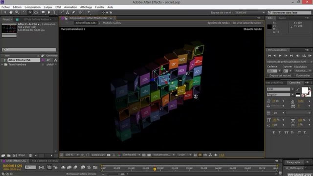 Vignette de « After Effects 20 years - Secret Project »