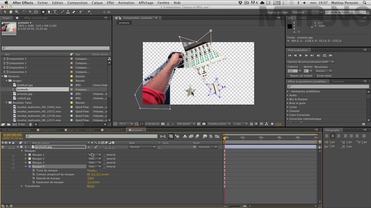 Vignette de « Comprendre Les compositions, les calques et les effets  3/9 »