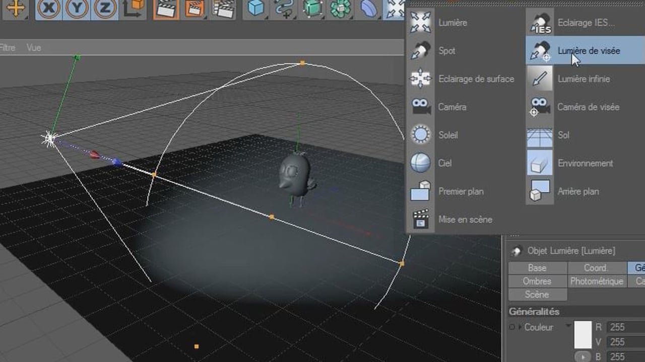 Vignette de « Cinema 4D 12/16 : Les lumières »