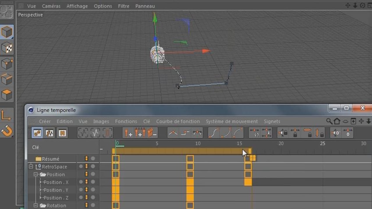 Vignette de « Cinema 4D 16/16 : L'animation »