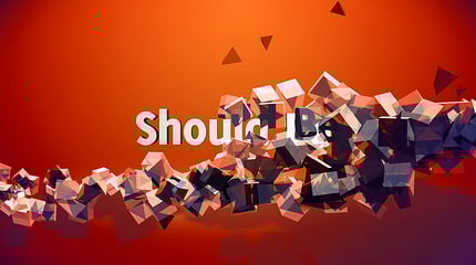 Transition de Texte Twister et Cubes 3D Dynamiques