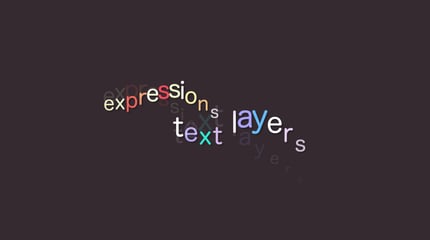 Apprendre à utiliser le sélecteur d'expressions sur un calque de texte