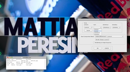 Variables à partir de fichiers textes