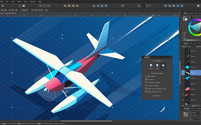 Interface de Affinity